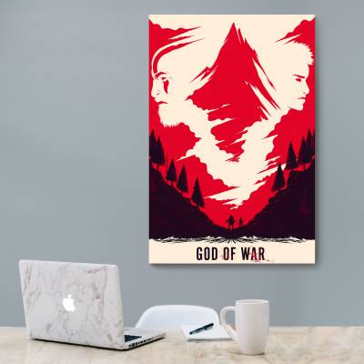 شاسی  طرح بازی خدای جنگ ( God of War ) - کد : 004
