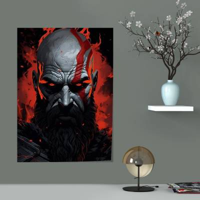 پوستر  طرح بازی خدای جنگ ( God of War ) - کد : 005