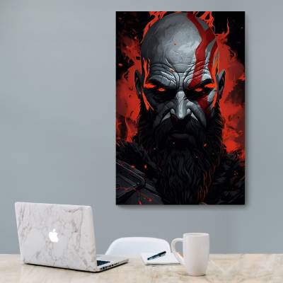 شاسی  طرح بازی خدای جنگ ( God of War ) - کد : 005