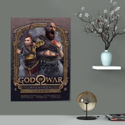 پوستر  طرح بازی خدای جنگ ( God of War ) - کد : 006