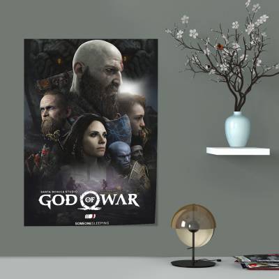 پوستر  طرح بازی خدای جنگ ( God of War ) - کد : 007