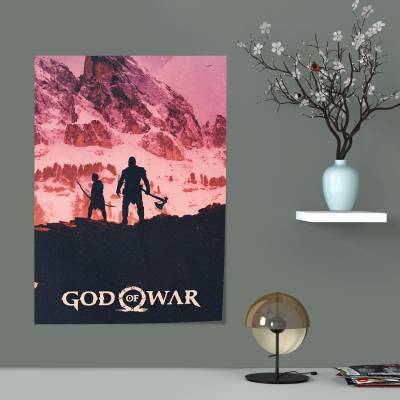 پوستر  طرح بازی خدای جنگ ( God of War ) - کد : 010