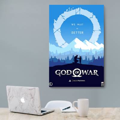 شاسی   طرح بازی خدای جنگ ( God of War ) - کد : 011