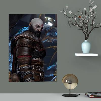 پوستر   طرح بازی خدای جنگ ( God of War ) - کد : 012