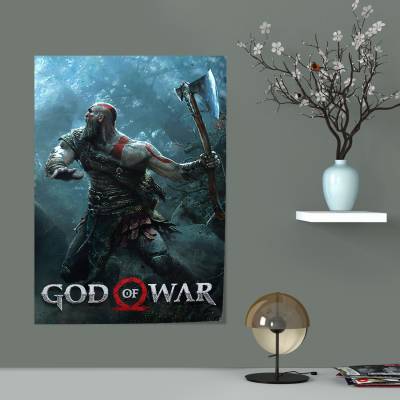 پوستر  طرح بازی خدای جنگ ( God of War ) - کد : 014