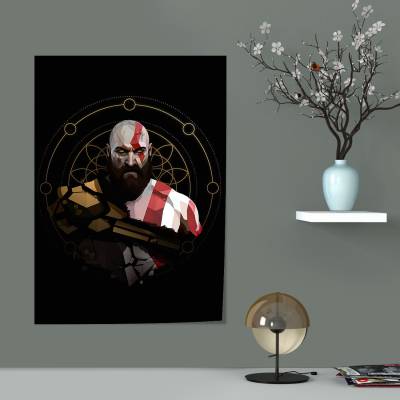 پوستر  طرح بازی خدای جنگ ( God of War ) - کد : 015