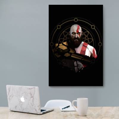 شاسی  طرح بازی خدای جنگ ( God of War ) - کد : 015