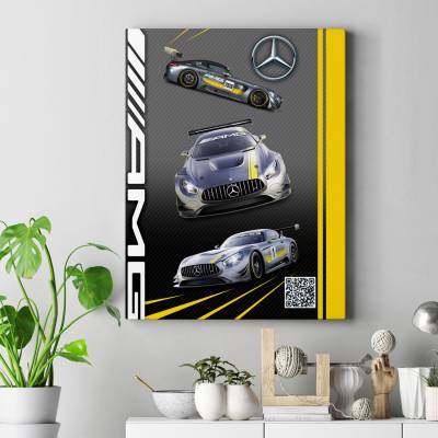 تابلو کنواس (بوم) Mercedes Benz AMG gt