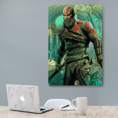 شاسی  طرح بازی خدای جنگ ( God of War ) - کد : 021