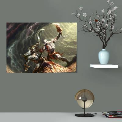 پوستر  طرح بازی خدای جنگ ( God of War ) - کد : 022
