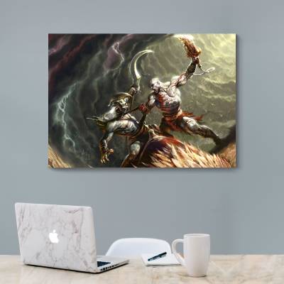 شاسی  طرح بازی خدای جنگ ( God of War ) - کد : 022