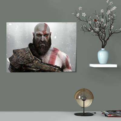 پوستر  طرح بازی خدای جنگ ( God of War ) - کد : 024
