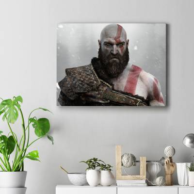 تابلو کنواس (بوم) طرح بازی خدای جنگ ( God of War ) - کد : 024