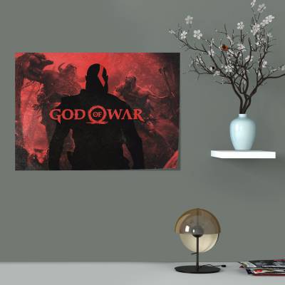 پوستر  طرح بازی خدای جنگ ( God of War ) - کد : 028