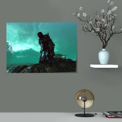 پوستر  طرح بازی خدای جنگ ( God of War ) - کد : 030