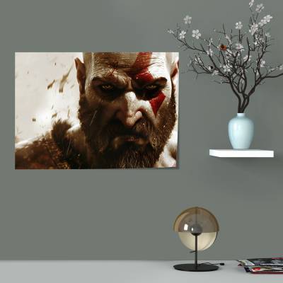 پوستر   طرح بازی خدای جنگ ( God of War ) - کد : 031