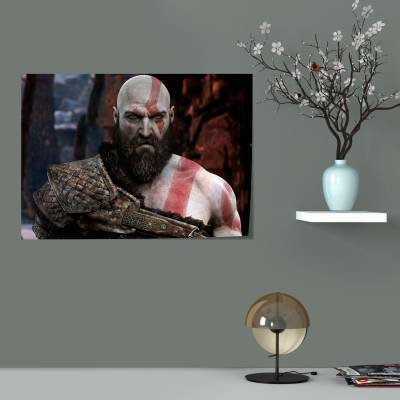 پوستر  طرح بازی خدای جنگ ( God of War ) - کد : 034