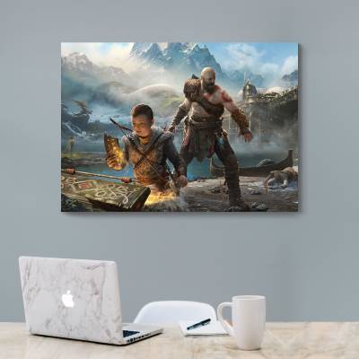 شاسی  طرح بازی خدای جنگ ( God of War ) - کد : 036
