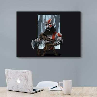 شاسی  طرح بازی خدای جنگ ( God of War ) - کد : 037