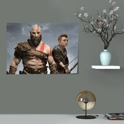 پوستر  طرح بازی خدای جنگ ( God of War ) - کد : 038