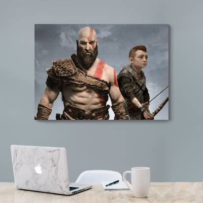 شاسی  طرح بازی خدای جنگ ( God of War ) - کد : 038