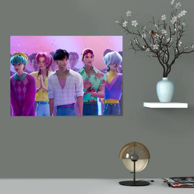 پوستر  طرح شکارچیان شیاطین کی‌پاپ ( KPop Demon Hunters ) - کد: 013