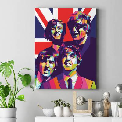 قاب کنواس The Beatles 06