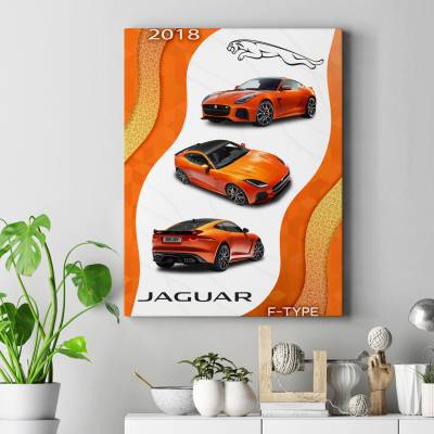 تابلو کنواس (بوم) Jaguar F type