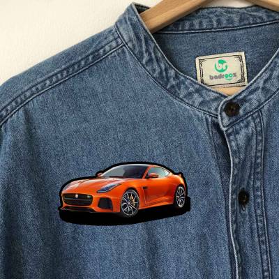 پچ حرارتی (برچسب لباس) Jaguar F type 2