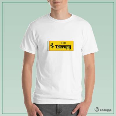 تی شرت مردانه I NEED THERAPY