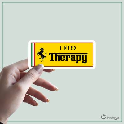 استیکر و برچسب I NEED THERAPY