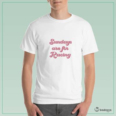 تی شرت مردانه sundays are for racing