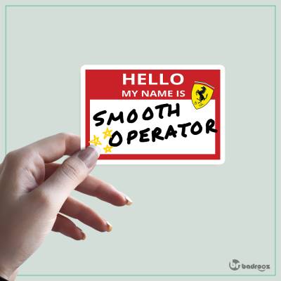 استیکر و برچسب my name is smooth operator