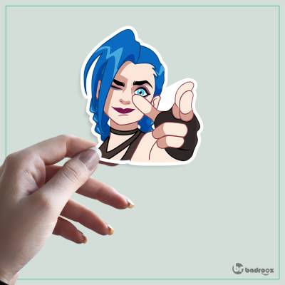 استیکر و برچسب جینکس (Jinx) - 12