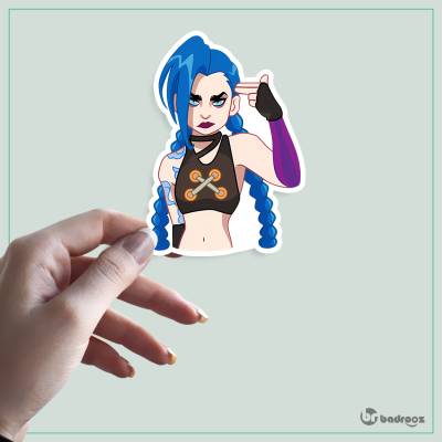 استیکر و برچسب جینکس (Jinx) - 13