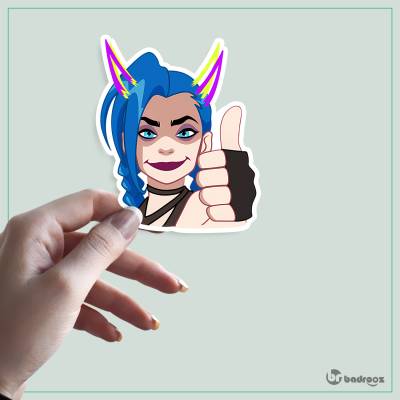 استیکر و برچسب جینکس (Jinx) - 15