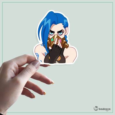 استیکر و برچسب جینکس (Jinx) - 17