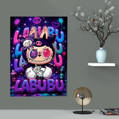 پوستر  طرح لبو بو ( Labubu ) - کد : 001