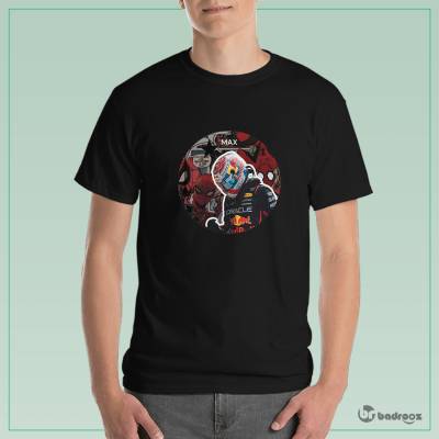 تی شرت مردانه max verstappen + spiderman