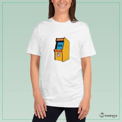 تی شرت زنانه arcade game over