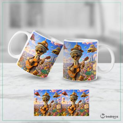 ماگ  برج میلاد کارتونی