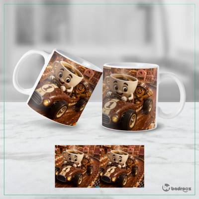 ماگ  فنجان قهوه در شهر شکلاتی