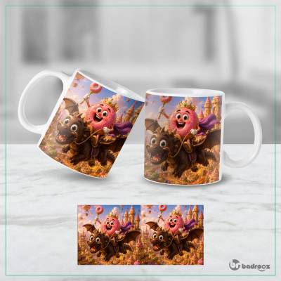 ماگ  دونات و اژدها کارتونی