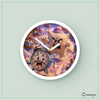 ساعت دیواری  ساعت زنگدار فراری