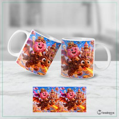 ماگ  دونات اژده ها سوار