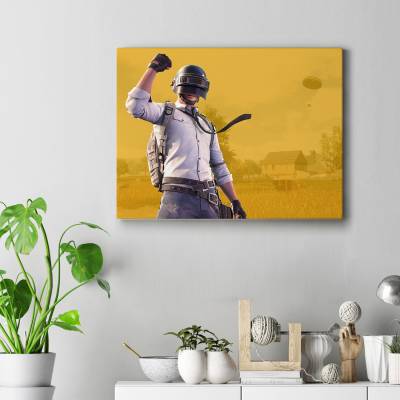 تابلو کنواس (بوم) طرح پابجی ( PUBG ) - کد : 025