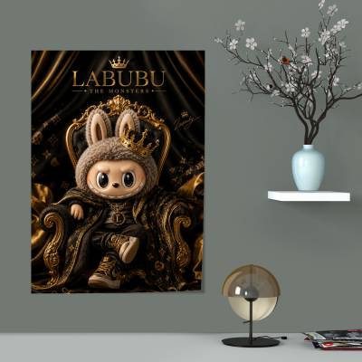پوستر  طرح لبو بو ( Labubu ) - کد : 008