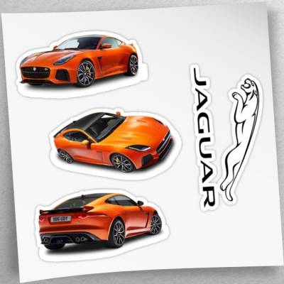 پک استیکر  Jaguar F type 2