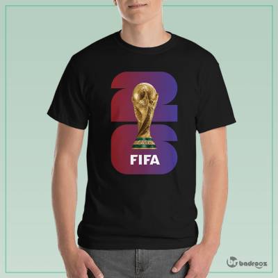 تی شرت مردانه لوگو جام جهانی 2026