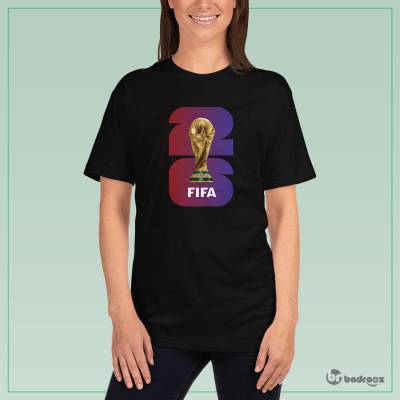 تی شرت زنانه لوگو جام جهانی 2026